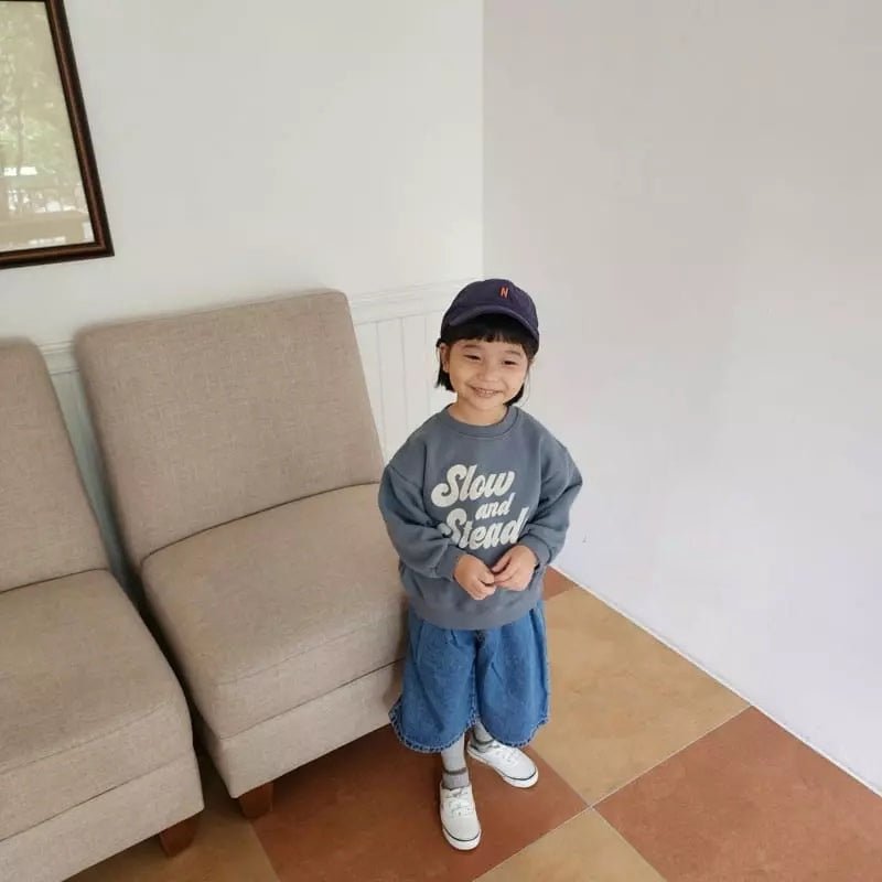 Slow Sweatshirt find Stylish Fashion for Little People- at Little Foxx Concept Store