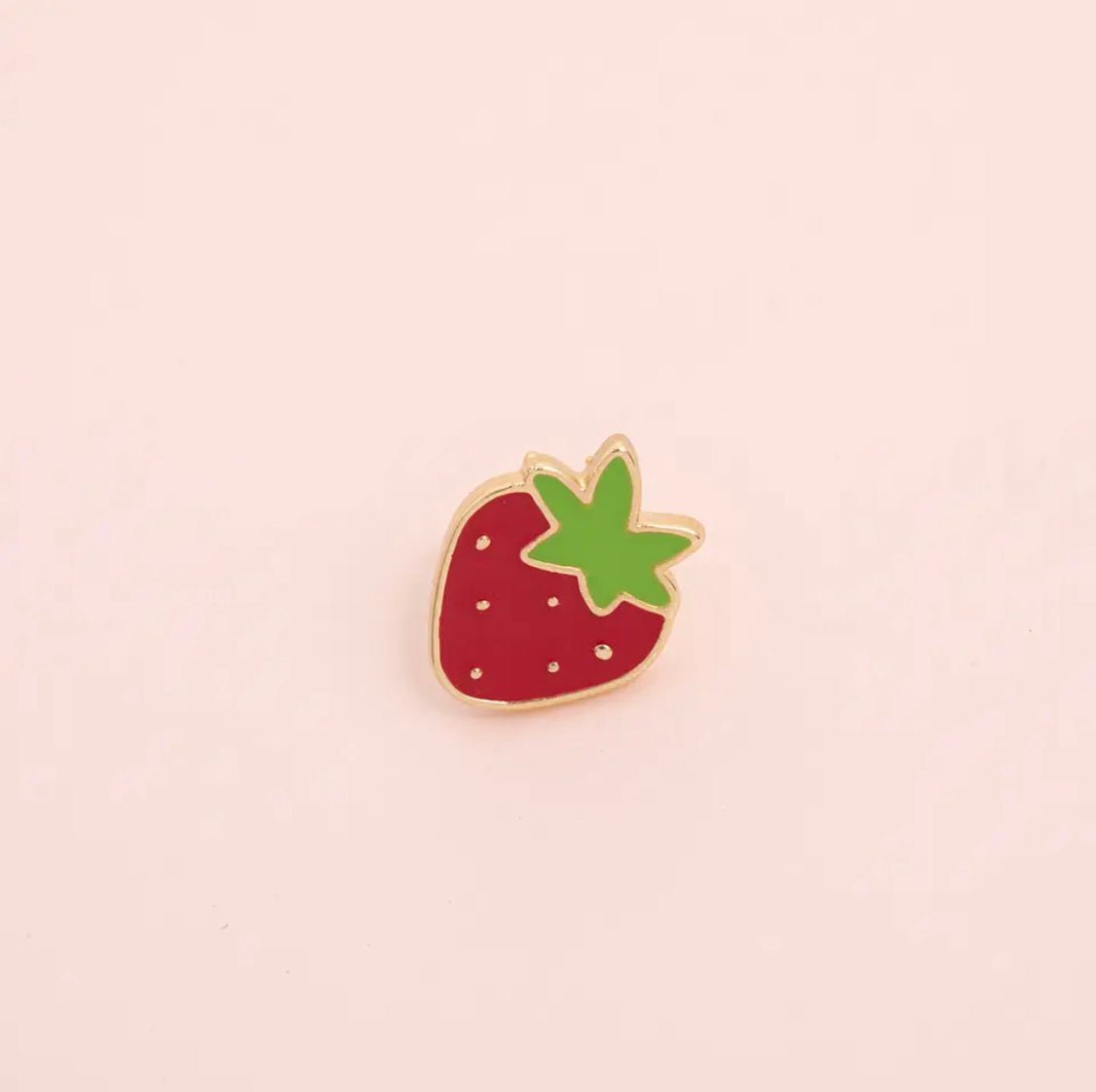 Strawberry Emaille Pin – #product_subtitle# | #product_description_first_paragraph#