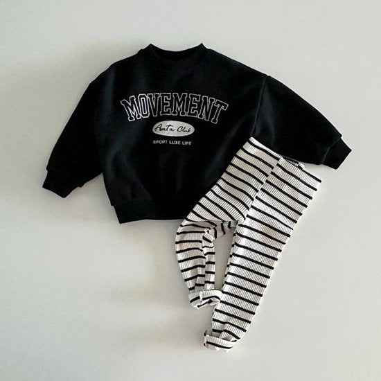 Stripe Leggings – Streifenlook für coole Kids –