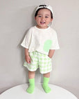 Summer Check Top Bottom Set find Stylish Fashion for Little People- at Little Foxx Concept Store