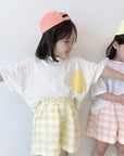 Summer Check Top Bottom Set find Stylish Fashion for Little People- at Little Foxx Concept Store