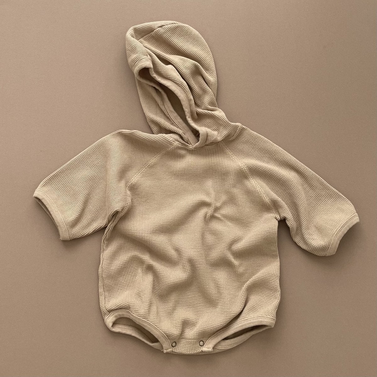 Waffle Hoody Bodysuit – Weich & Bequem –