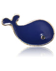 Whale Emaille Pin –