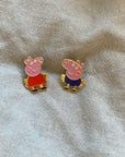 Peppa Pig Set Emaille Pin –
