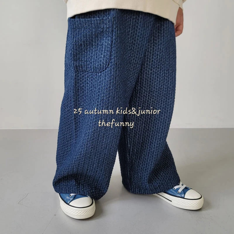 Waffle Denim Pants (Soft)