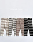 Ribbed Striped Leggings