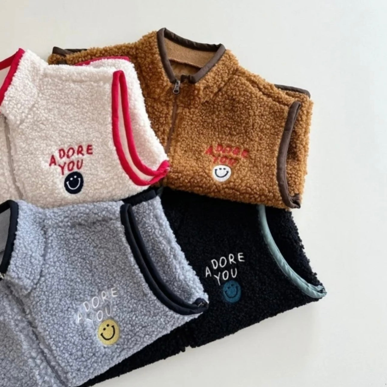Smile Fleece Vest