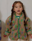 Flower Fleece Jacket