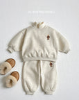 Bear Embroidery Fleece Set