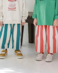 Big Stripe Pleated Pants