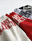 Art Embossed Sweatshirt