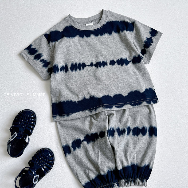 Tie Water Printed Pants