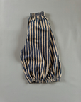 Denim Tone Pants - Gestreifte Hose im Ballonfit