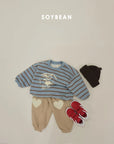 Jumping Bunny Stripe Sweatshirt