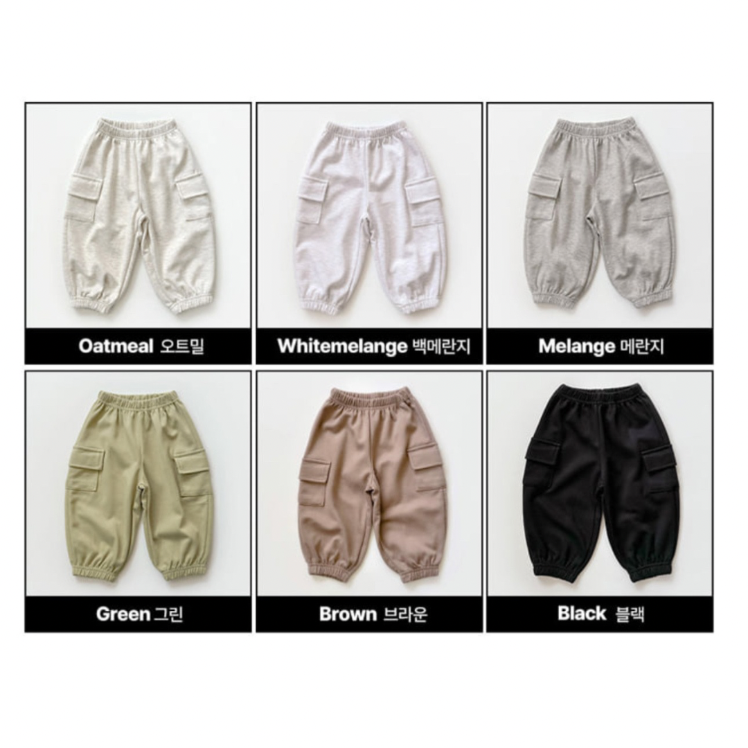 Cotton Cargo Jogger Pants