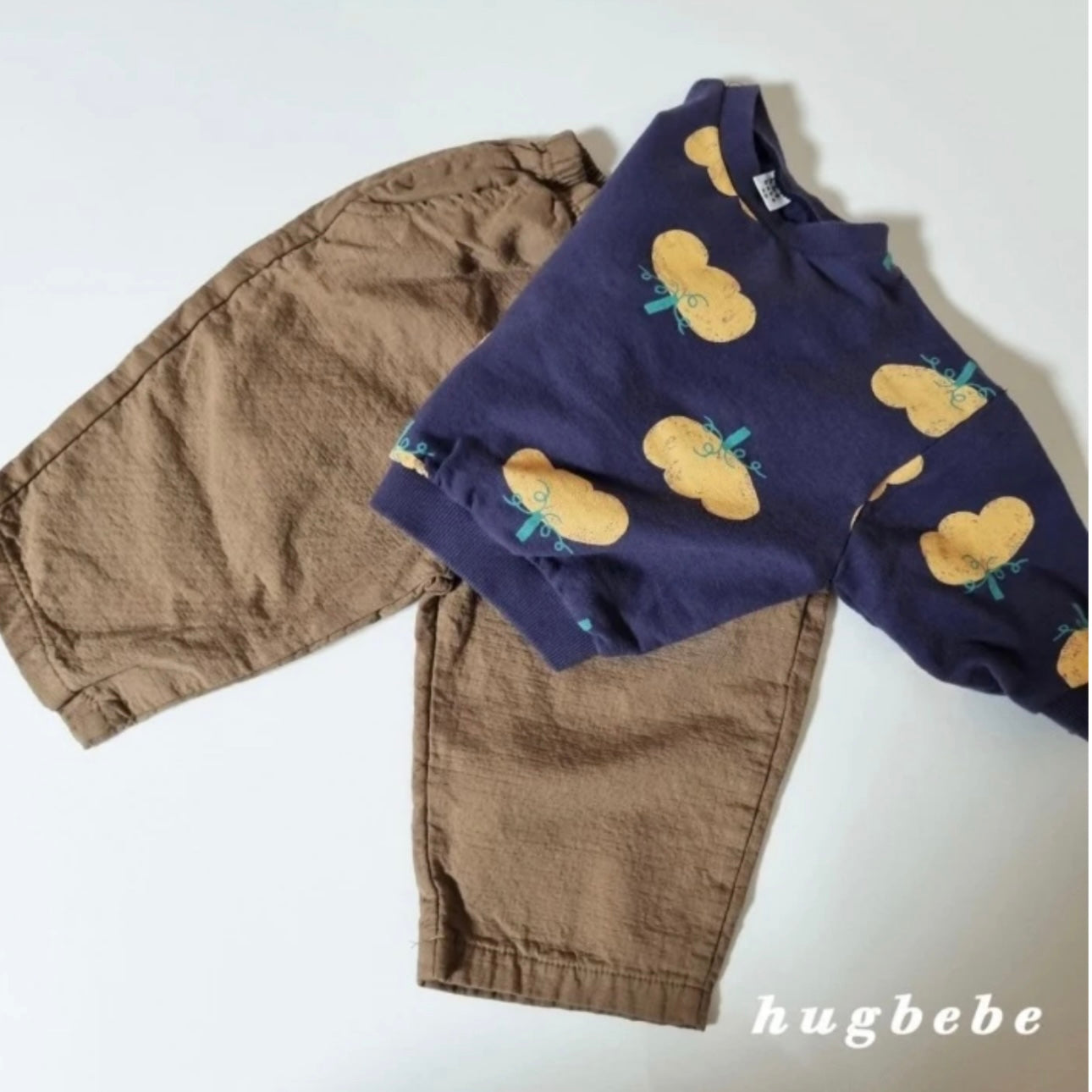 Washed Double Layer Baggy Pants