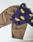 Washed Double Layer Baggy Pants