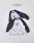 Little Foxx – Camo Raglan Tee