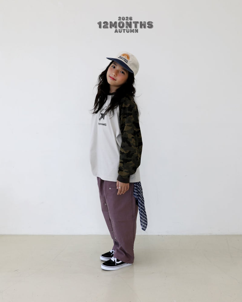Little Foxx – Camo Raglan Tee
