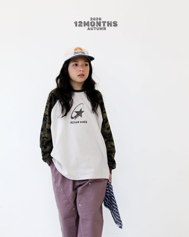 Little Foxx – Camo Raglan Tee