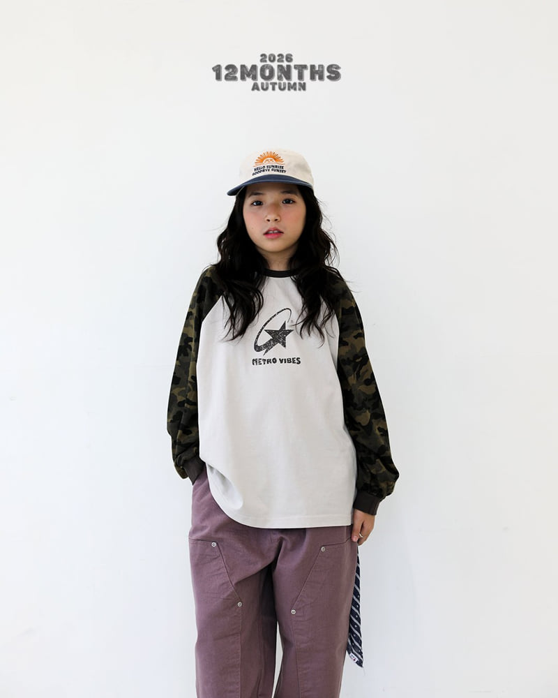 Little Foxx – Camo Raglan Tee