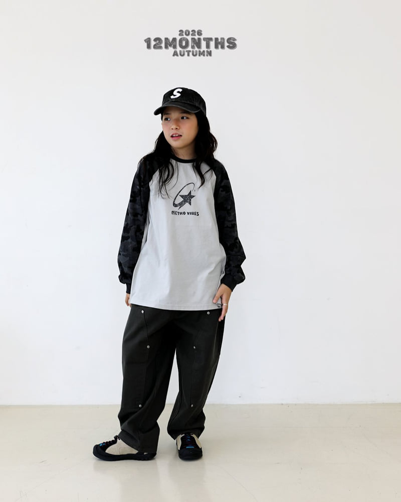 Little Foxx – Camo Raglan Tee
