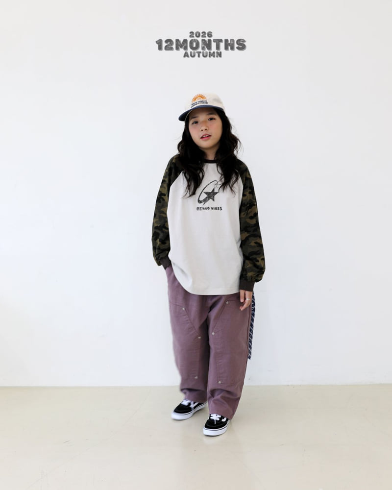 Little Foxx – Camo Raglan Tee
