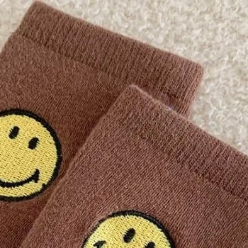 Smiley Happy Face Socken