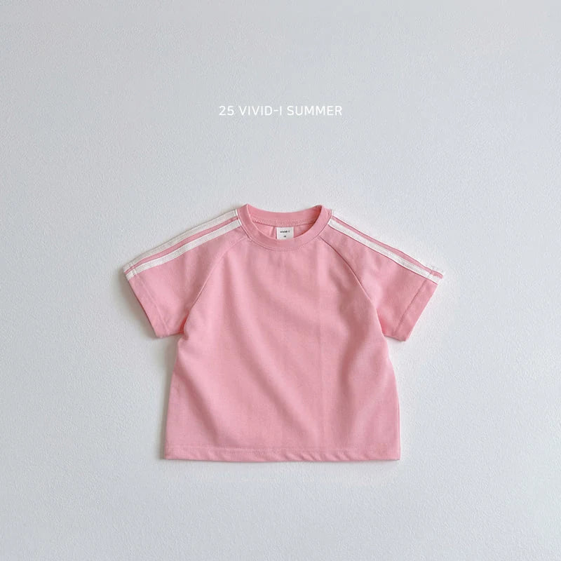 Pique Line Short Sleeve Tee