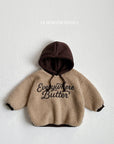 Shearling Hood Sweatshirt