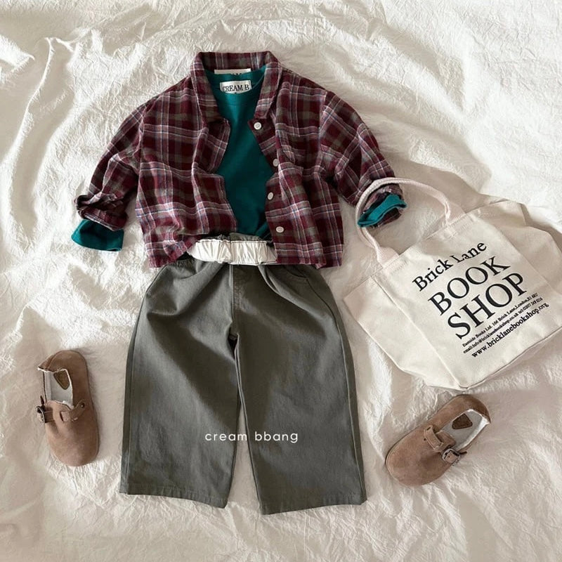 Waist Cotton Pants