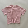 Rosewood Tee – Locker geschnittenes Basic-Shirt in zartem Rosa