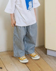 Small Stripe Pleated Pants