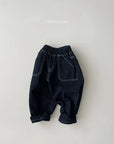 Out Pocket Baggy Denim Pants