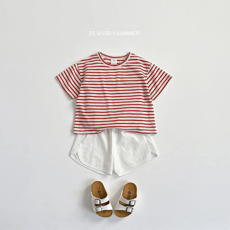 Marine Stripe Short Sleeve Tee