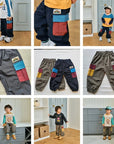 Wide Collar Pocket Pants