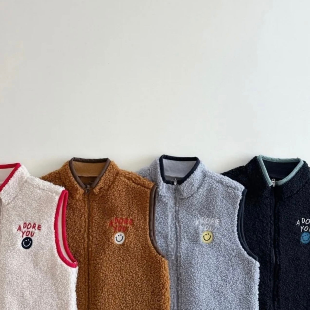 Smile Fleece Vest