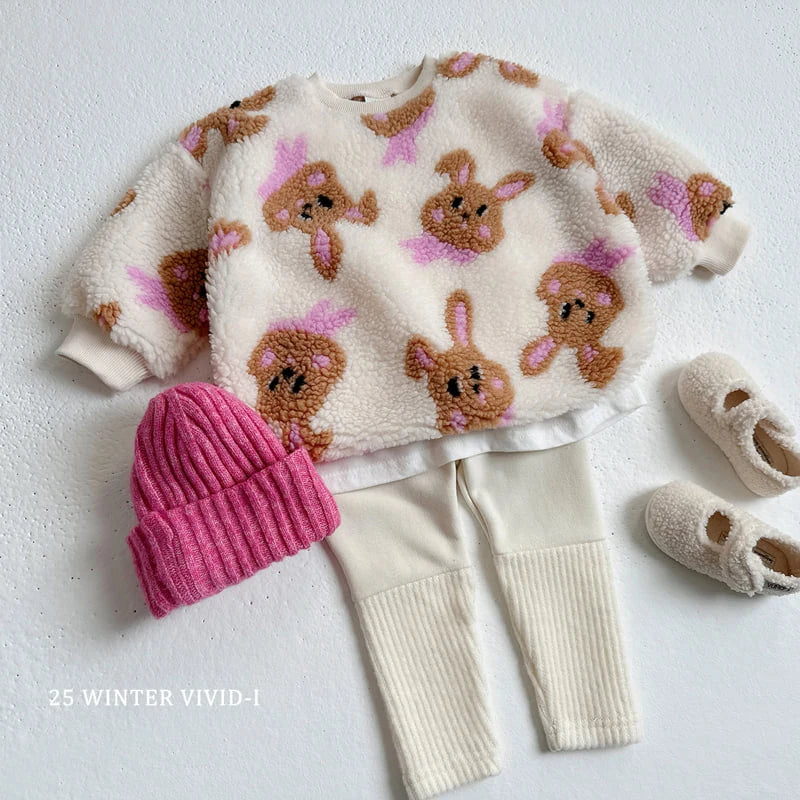 Fleece Pattern Sweatshirt