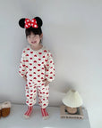 Fleece Heart Candy Top Bottom Set