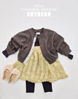 Checked Button Cardigan