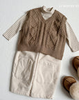 Cable Knit Vest