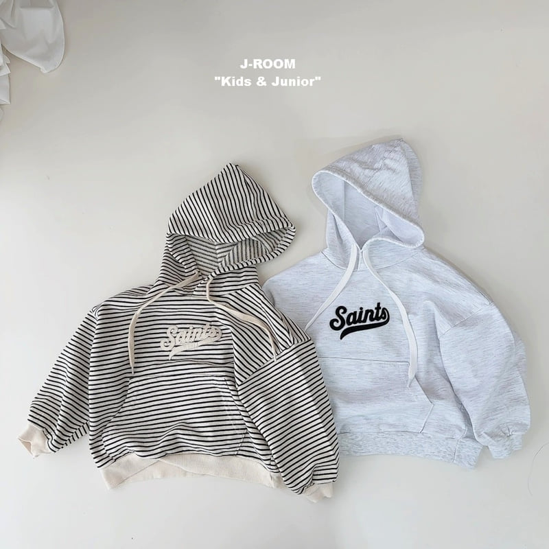 Saint Patch Stripe Hoodie