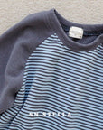 Fluffy Stripe Raglan Tee