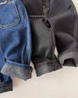 Basic Brushed Denim Pants