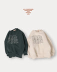 Graphic Embroidery Sweatshirt