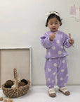 Fleece Bubble Top Bottom Set