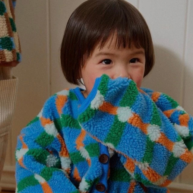 Check Fleece Jacket