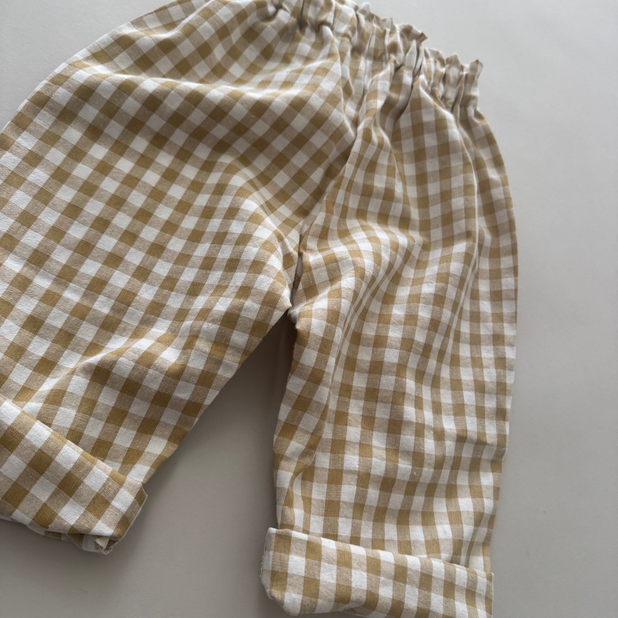 Mario Gingham Pants – Lässige Karo-Hose