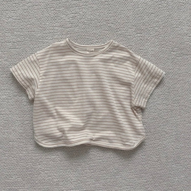 Bam Bam Stripes Tee – Oversized Shirt mit feinen Streifen