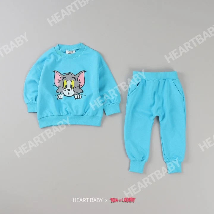 Tom Jerry Peekaboo Top Bottom Set